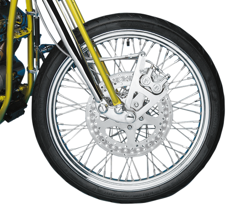 PERFORMANCE MACHINE (PM) Single Disc Caliper - Front - Chrome - Springer 88-99 1217-0017CH