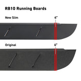 Go Rhino RB10 Slim Running Boards - Universal 80in. - Tex. Blk 630080SPC