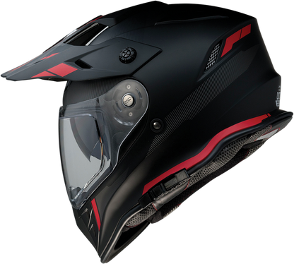 Z1R Range Helmet - Uptake - Black/Red - Small 0140-0014