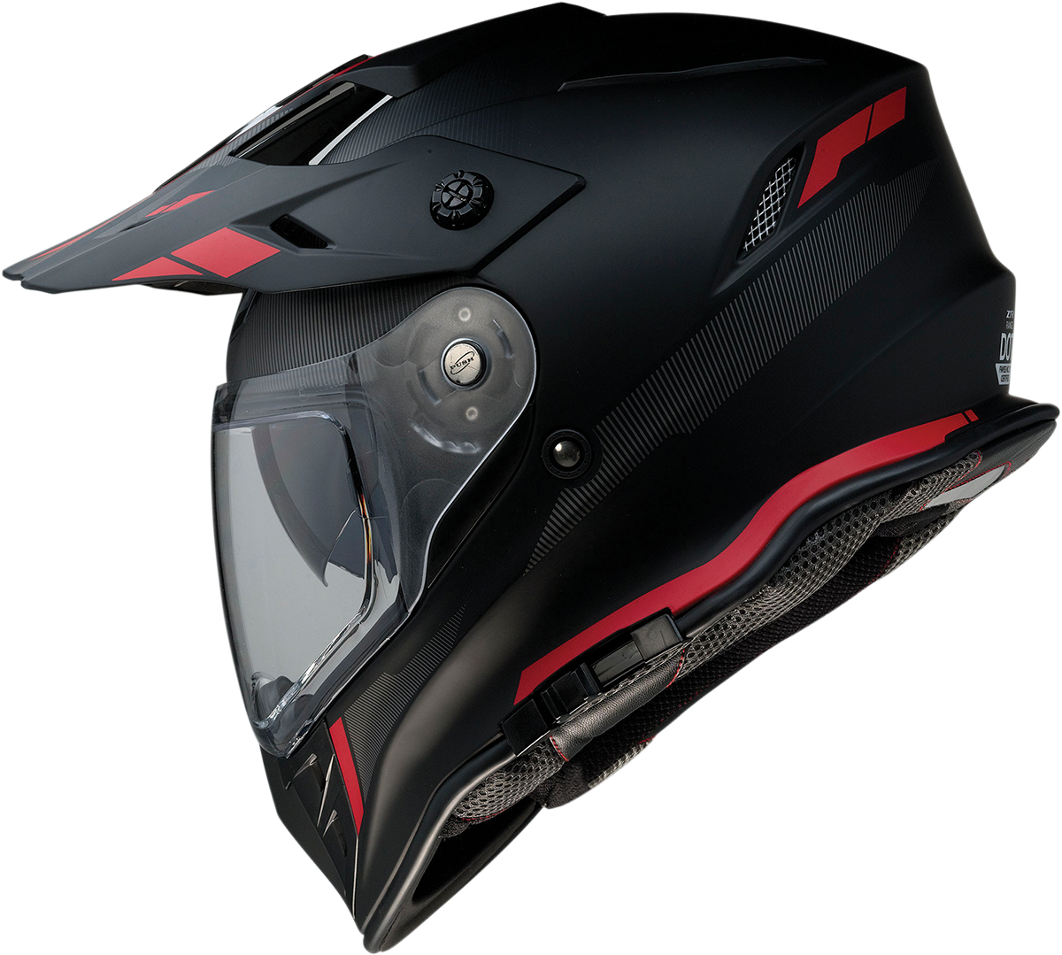 Z1R Range Helmet - Uptake - Black/Red - Medium 0140-0015