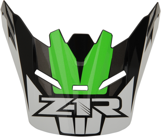 Z1R Youth Rise Visor Kit - Ascend - Green 0133-1057