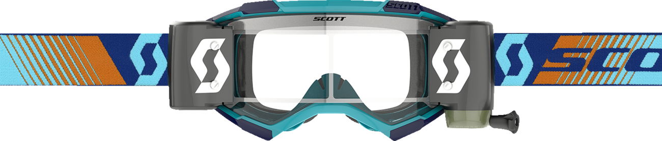 SCOTT Fury WFS Goggles - Royal Blue/Orange - Clear Works 278596-7436113