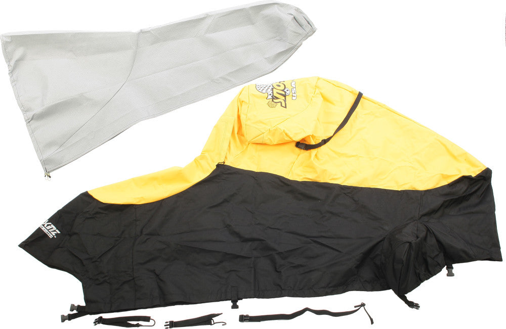 SNO-SKINZ Cover S-D Blk/Yel 159-LT BLK/YEL