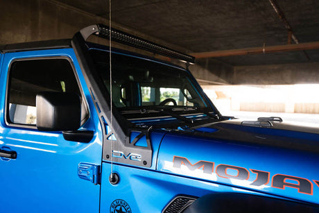 DV8 Offroad 20-22 Jeep JL 392 & JT Mojave A-Pillar Light Bar Mount LBJL-07