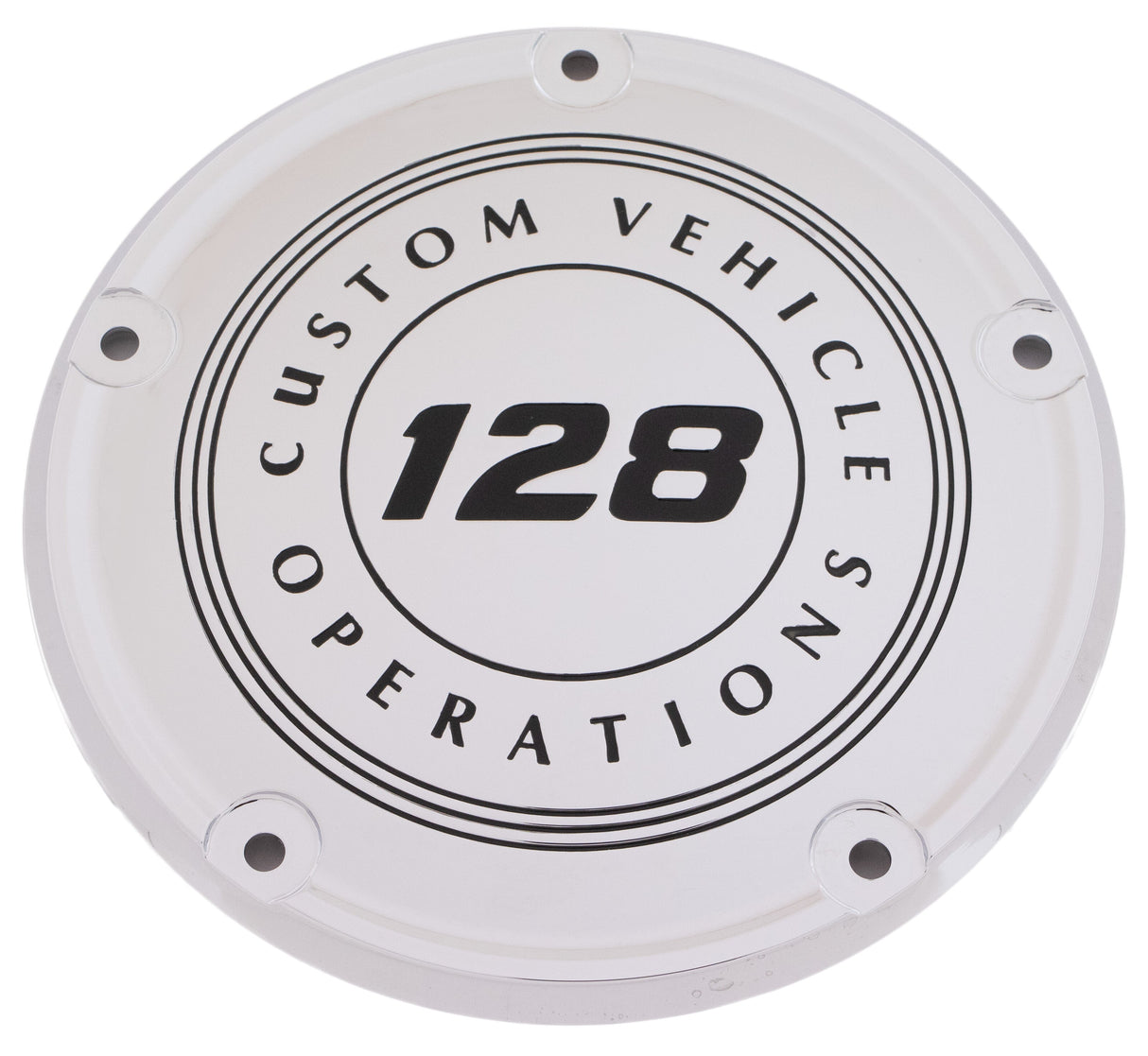 CUSTOM ENGRAVING 6   M8 Softail Derby Cover 128 Cvo Chrome 128-10-67