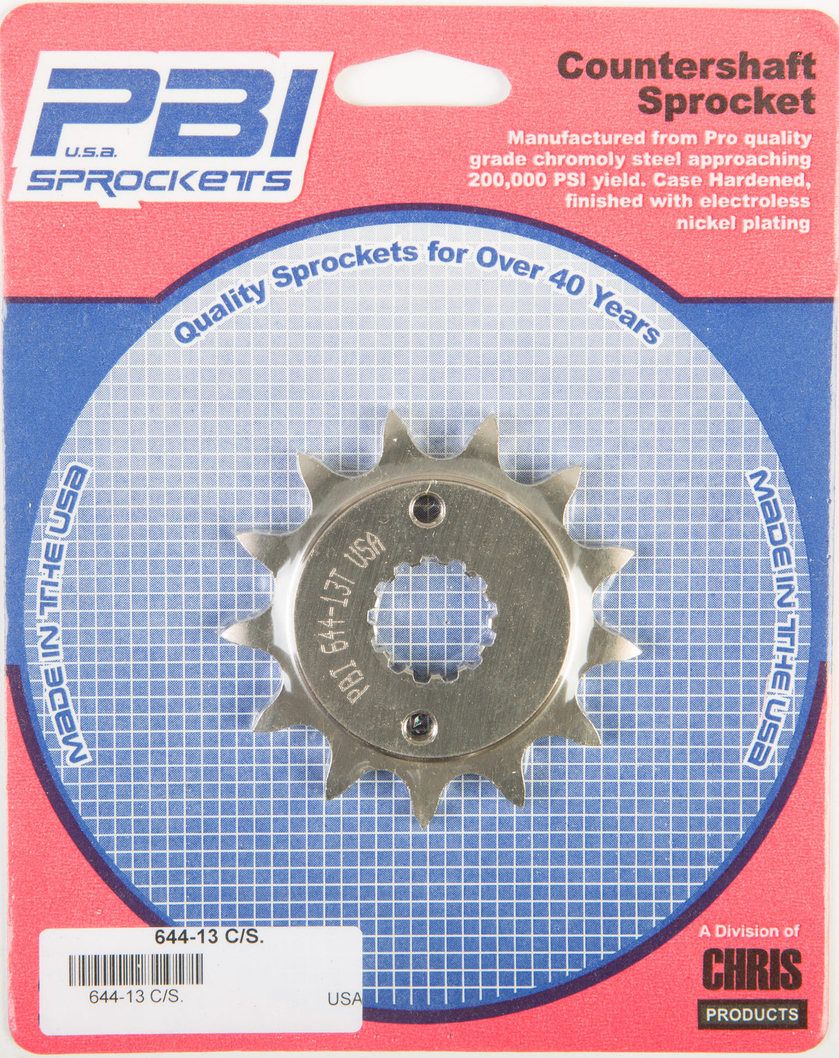 PBIFront Cs Sprocket Steel 13t-520 Kaw/Suz644-13