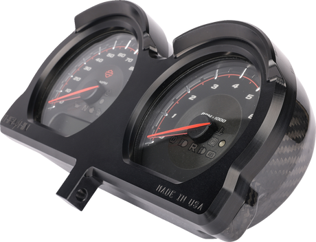 THRASHIN SUPPLY CO. Gauge Relocation Kit - Black TSC-2707-1