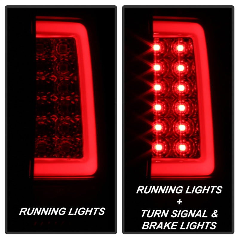 Spyder 07-13 Silverado (Will Not Work w/2010 921 Bulb)V3 Tail Lights Blk Smk ALT-YD-CS07V3-LBLED-BSM 5084095