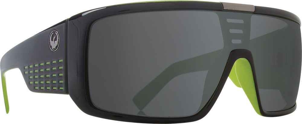 DRAGON Domo Sunglasses Jet Lime W/Grey Lens 720-1493