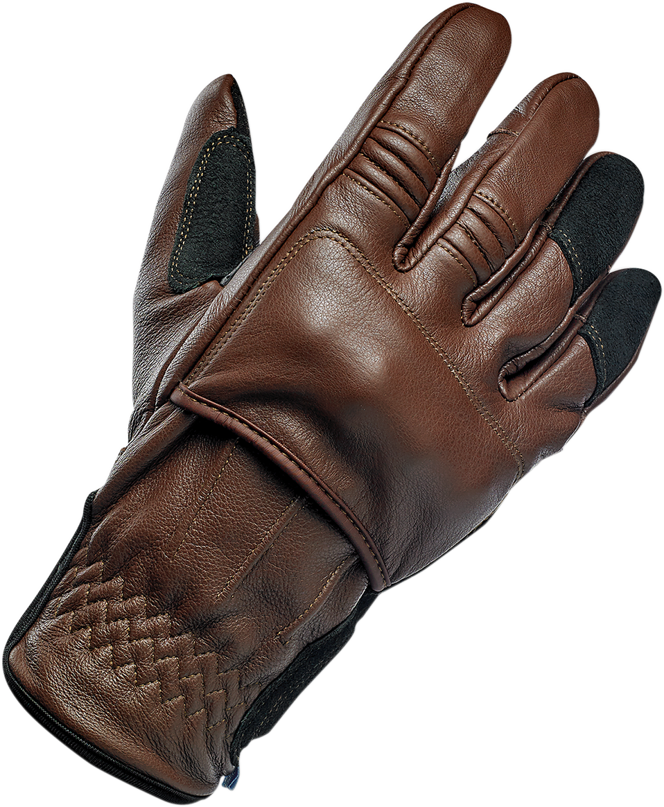 BILTWELL Belden Gloves - Chocolate/Black - Small 1505-0201-302