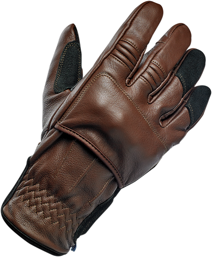 BILTWELL Belden Gloves - Chocolate/Black - Small 1505-0201-302