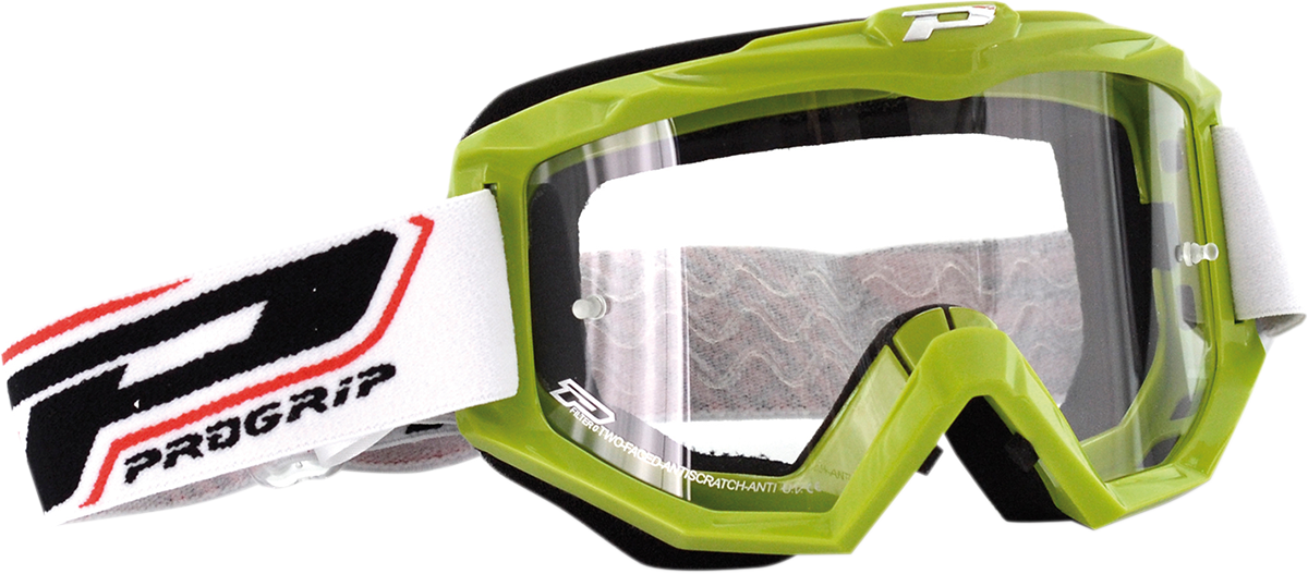 PRO GRIP 3201 Raceline Goggles - Green PZ3201VE
