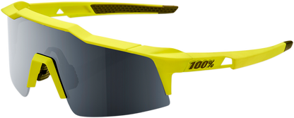 100% Speedcraft SL Sunglasses - Soft Tact Banana - Black Mirror 61002-265-01