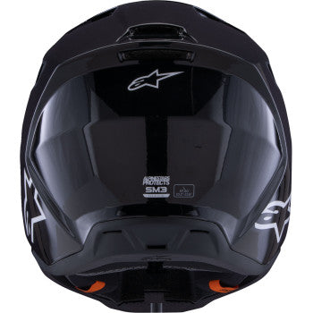 ALPINESTARS SM3 Helmet - Solid - Gloss Black - 2XL 8300326-1180-XXL