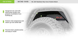 DV8 Offroad 201+ Jeep Gladiator Rear Inner Fenders - Black INFEND-04RB