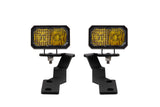 Diode Dynamics 16-21 Toyota Tacoma Stage Series 2in LED Ditch Light Kit - Yellow Pro Combo DD6379