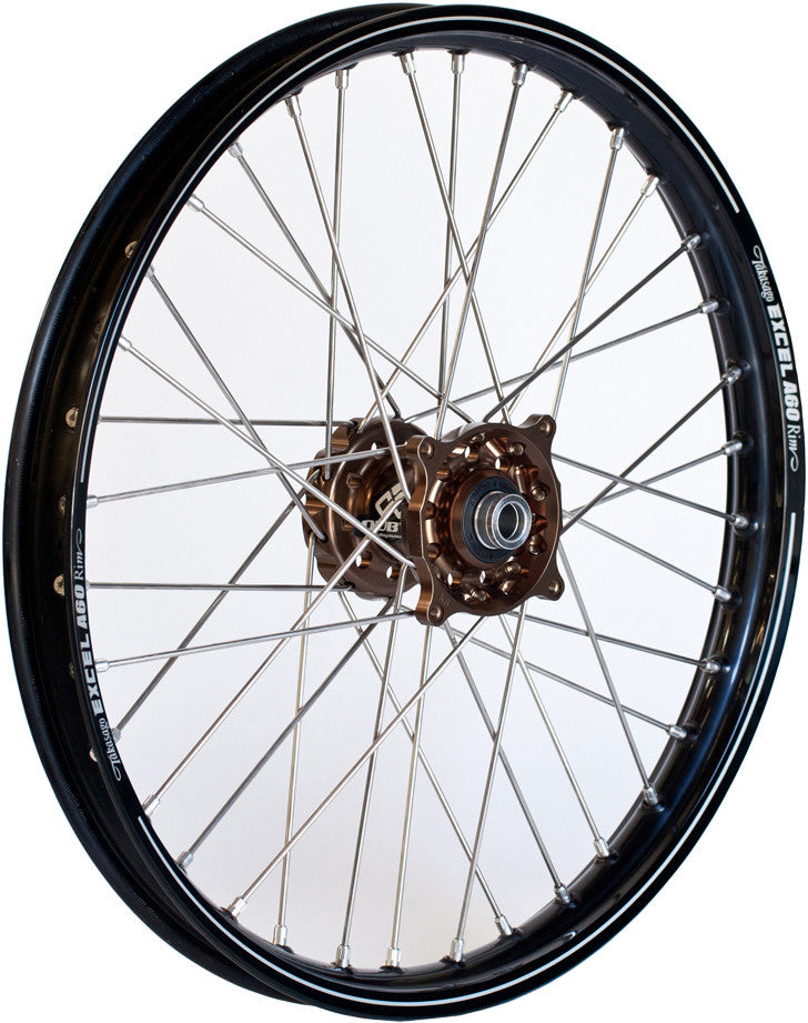 DUBYA Front Wheel 1.60 X 21 Mag Hub Black A60 Rim 56-3169MB-A60