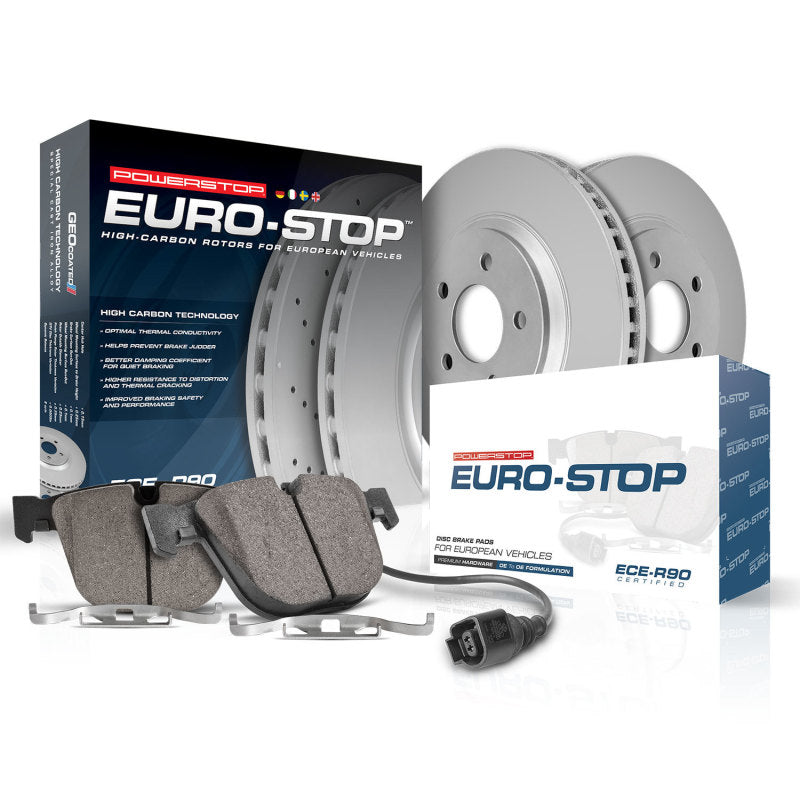 Power Stop 09-11 Audi A4 Front Euro-Stop Brake Kit ESK5752