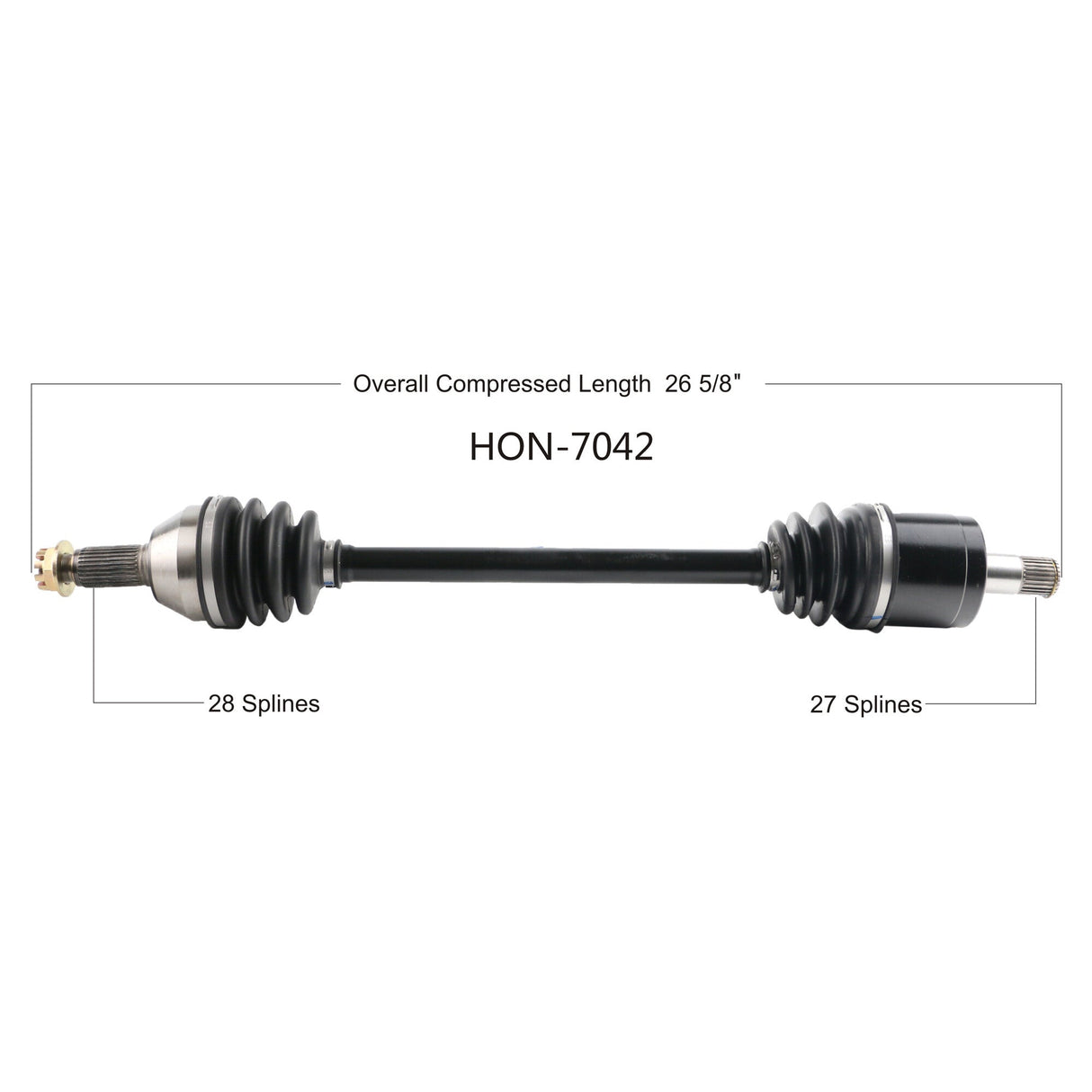 OPEN TRAILOe 2.0 Axle Rear RightHON-7042