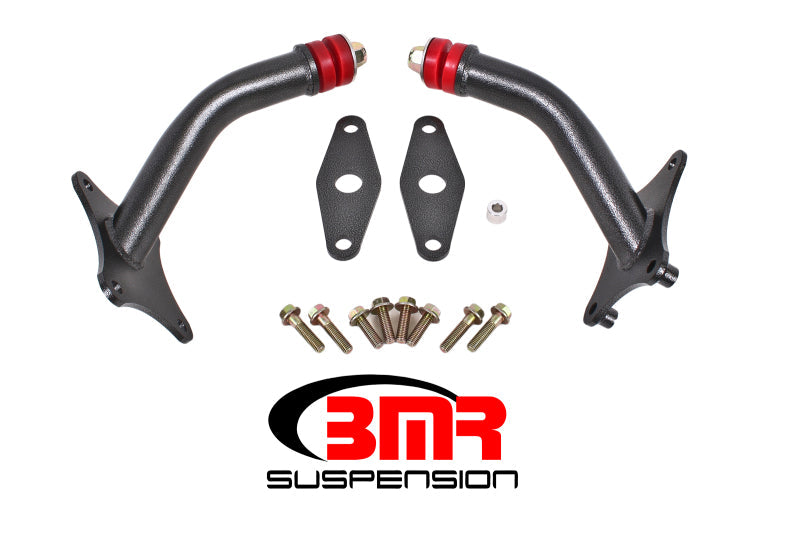 BMR 16-17 6th Gen Camaro Motor Mount Kit w/ Integrated Stands (Polyurethane) - Black Hammertone MM010H