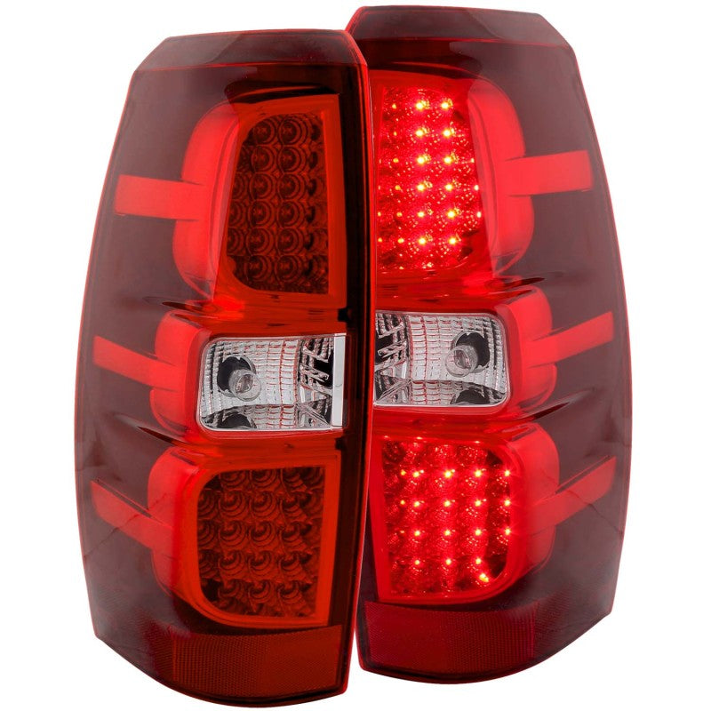 ANZO 2007-2013 Chevrolet Avalanche LED Taillights Red/Clear 311143