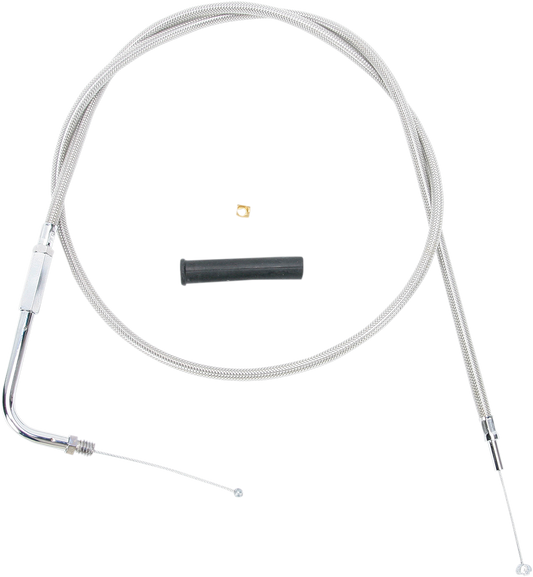 DRAG SPECIALTIES Throttle Cable - 48" - Braided 5330348B