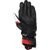 ALPINESTARS GP Plus R V3 Leather Gloves - Black/White/Bright Red - 2XL 3550825-1304-2X