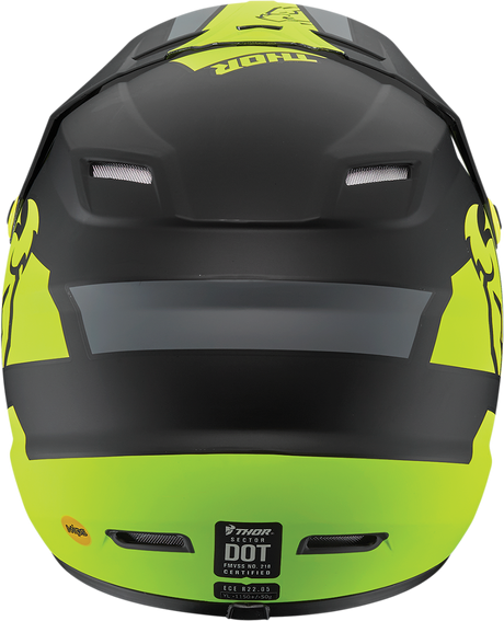 THOR Youth Sector Helmet - Split - MIPS - Acid/Black - Large 0111-1358