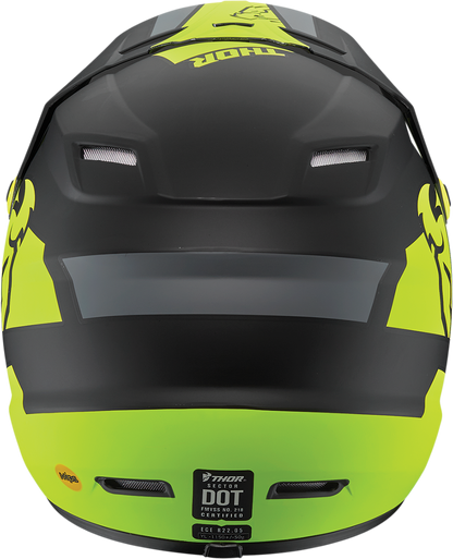 THOR Youth Sector Helmet - Split - MIPS - Acid/Black - Small 0111-1356