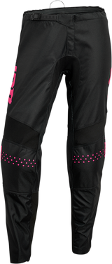 THOR Women's Sector Minimal Pants - Black/Pink - 7/8 2902-0308