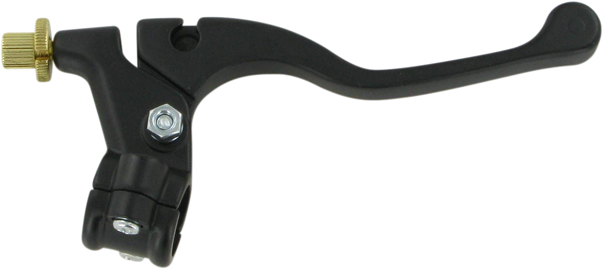 Parts Unlimited Lever Assembly - Left Hand - Shorty - Yamaha - Black 43-4104l