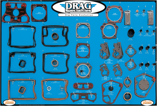 DRAG SPECIALTIES Gasket Board - Big Twin 0934-0274