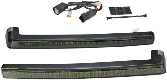 CUSTOM DYNAMICS LED Run/Brake/Turn Tour-Pak® Arms - Smoke Lens - 14+ PB-TP-ARM-14S