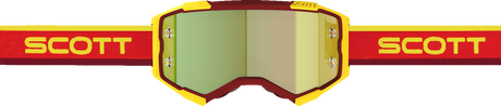 SCOTT Fury Goggle - Retro Red/Yellow - Yellow Works 272828-1648289