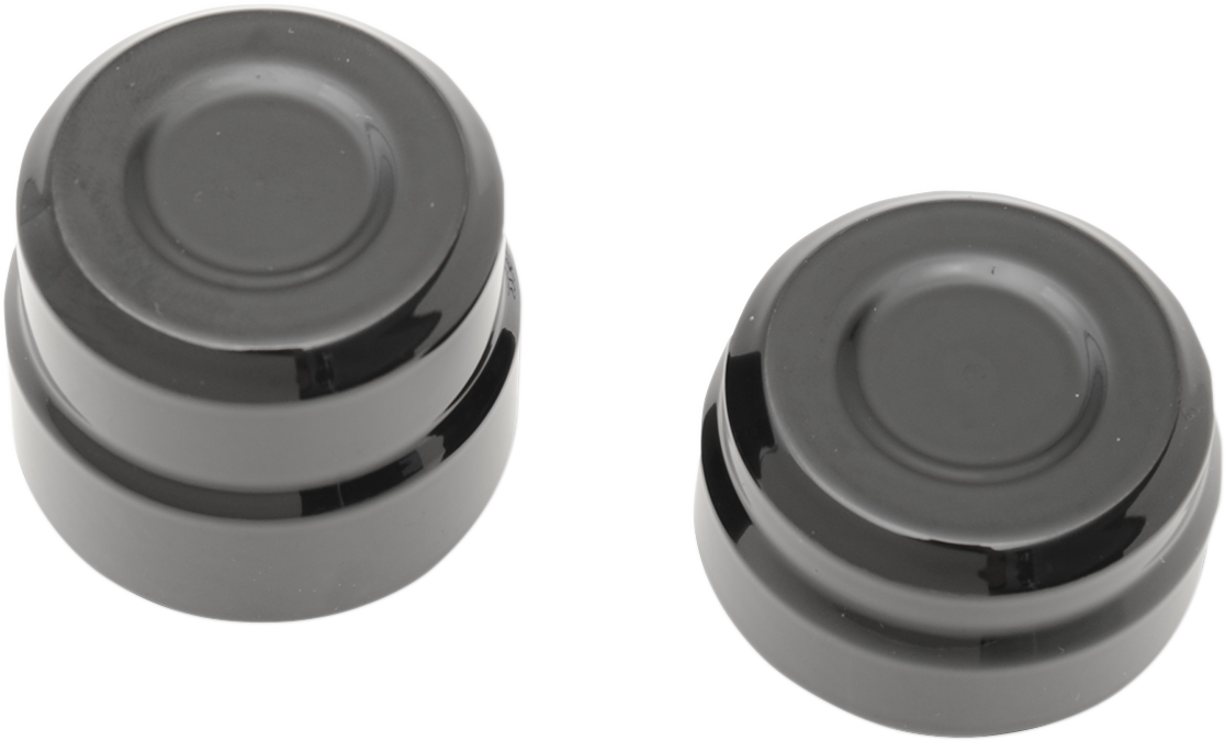 DRAG SPECIALTIES Tapa de eje - Trasero - Negro 0214-0833