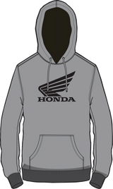 D'COR VISUALS Honda Wing Sweatshirt - Gray - Large 85-204-3