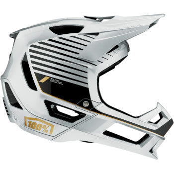 100% Trajecta Helmet - Fidlock - Ranelagh - Silver - XL 80003-00016