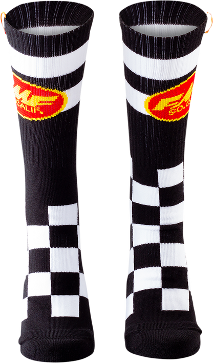 FMF Checker Socks - 2 pack - One Size HO20194902AST 3431-0685