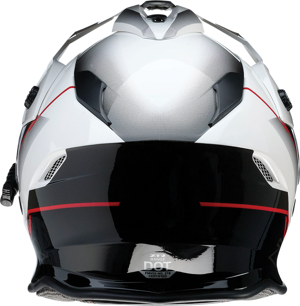 Z1R Range Helmet - Bladestorm - Black/Red/White - Medium 0101-14055