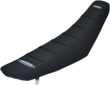 SDG 6-Ribbed Seat Cover - Black Ribs/Black Top/Black Sides 95951