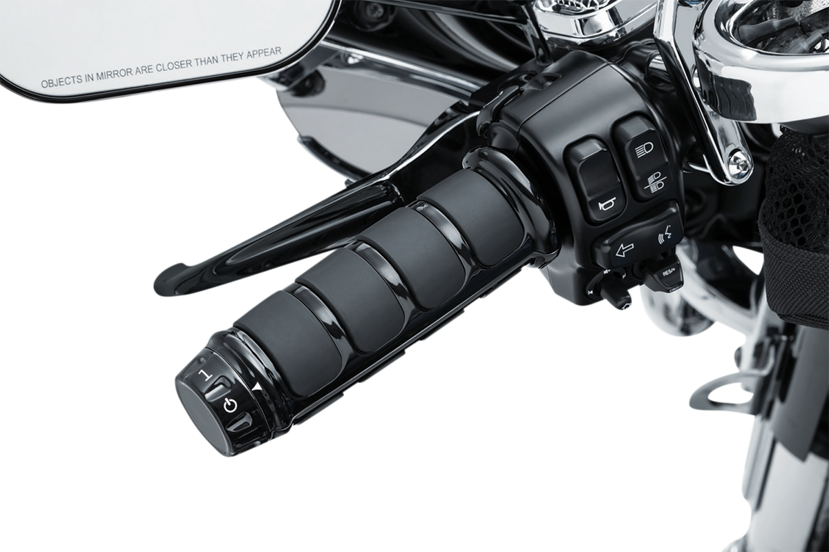 KURYAKYN Grips - ISO® - Three-Piece - Black 6781