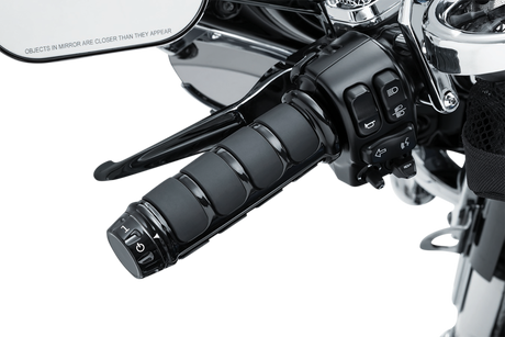 KURYAKYN Grips - ISO® - Three-Piece - Black 6781