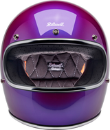 BILTWELL Gringo Helmet - Metallic Grape - Small 1002-339-502