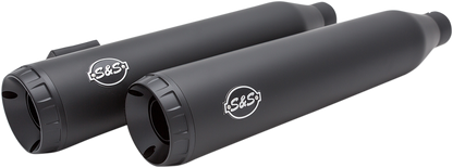 S&S CYCLE Grand National Mufflers - Ceramic Black 550-0725