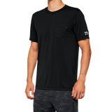 100% Mission Athletic T-Shirt - Black - Medium 20014-00001