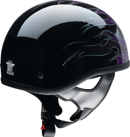 Z1R CC Beanie Helmet - Hellfire - Purple - XS 0103-1338