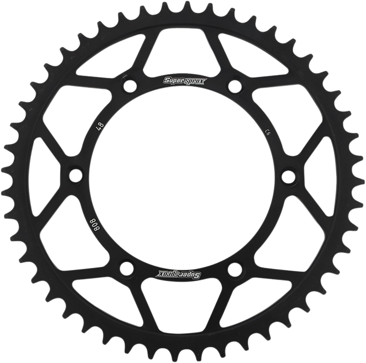 SUPERSPROX Steel Rear Sprocket - 48 Tooth RFE-808-48-BLK