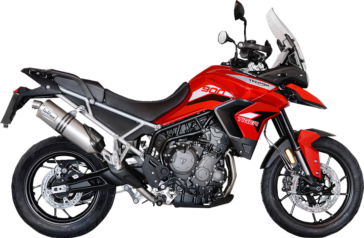 LEOVINCE LV One EVO Slip-On Muffler - Stainless Steel - Tiger 900 2020-2023  14352E