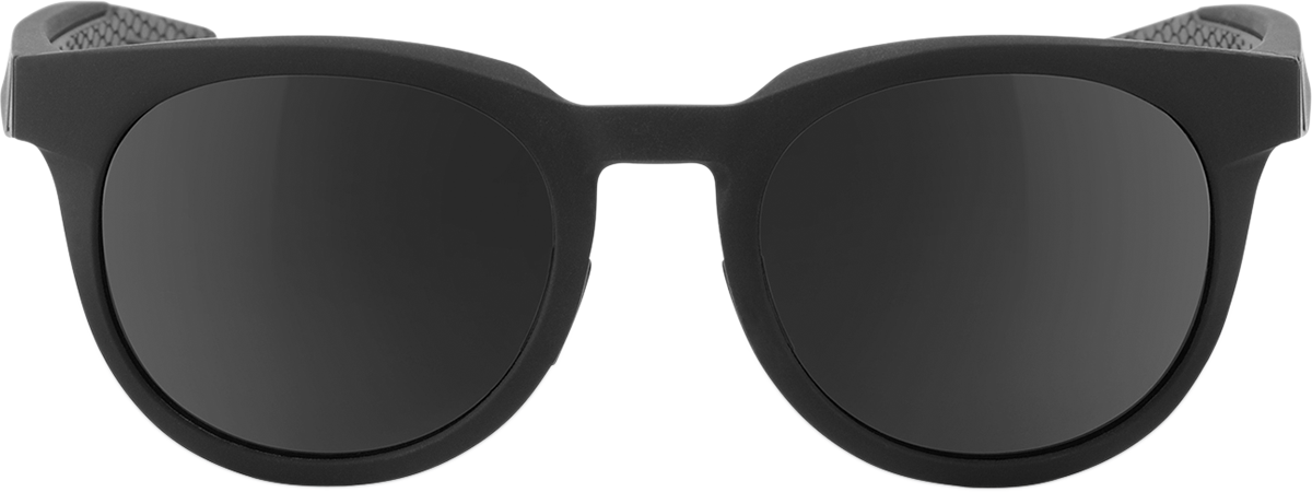 100% Campo Sunglasses - Matte Black - Smoke 61026-019-57