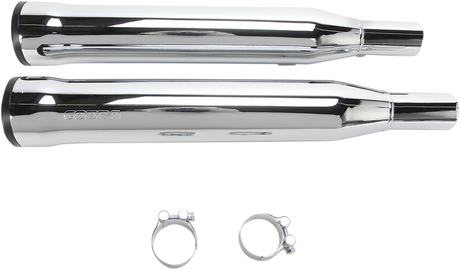 COBRA 3" RPT Mufflers for '07-'13 XL - Chrome 6080